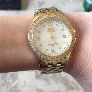 Women’s Invicta  Diamond and Goldtone watch